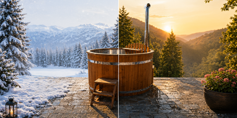 Bain nordique Wood & Inox